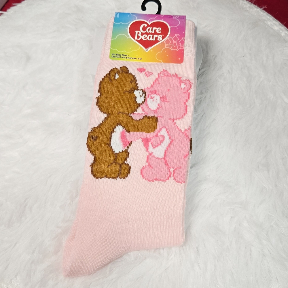 Care Bears Pink Valentine Love Socks – Tenderheart & Love-a-Lot Retro 80s Crew